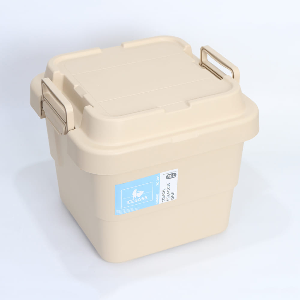 กล่องอเนกประสงค์ ICEBASE รุ่น XC-301BE ขนาด 30 ลิตร สีเบจ