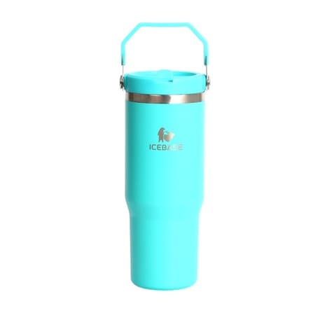 แก้วเก็บความเย็น ICEBASE รุ่น VL-518BL (FLIPZ) ขนาด 900 ML สีฟ้า_0