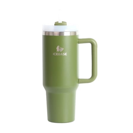 แก้วเก็บความเย็น ICEBASE รุ่น VL-519GN (POWERFUL) ขนาด 1200 ML สีเขียว_1