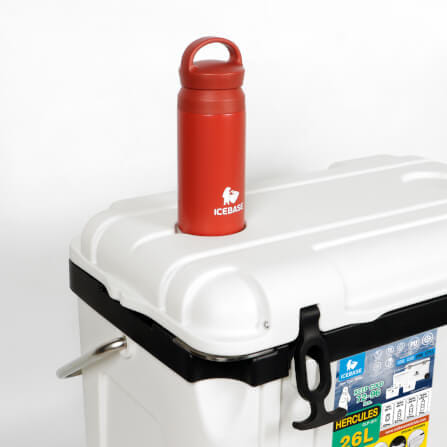 กระติกน้ำแข็งเก็บความเย็น ICEBASE (PU FOAM INJECTION) รุ่น CLP-311WH (HERCULES) ขนาด 26 ลิตร สีขาว_4
