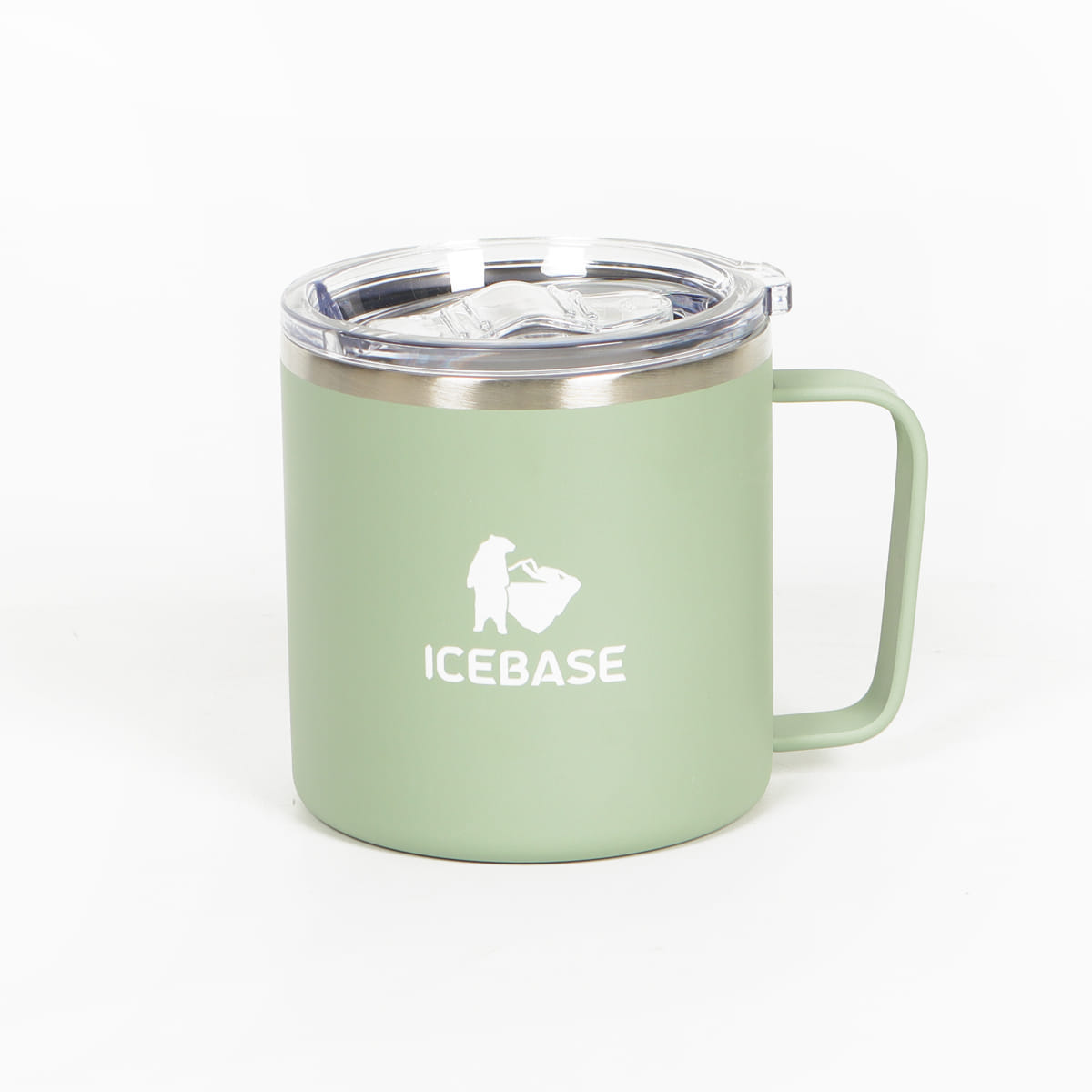 แก้วเก็บความเย็น ICEBASE รุ่น VL-501GN (SNUG) ขนาด 380 มิลลิลิตร สีเขียว
