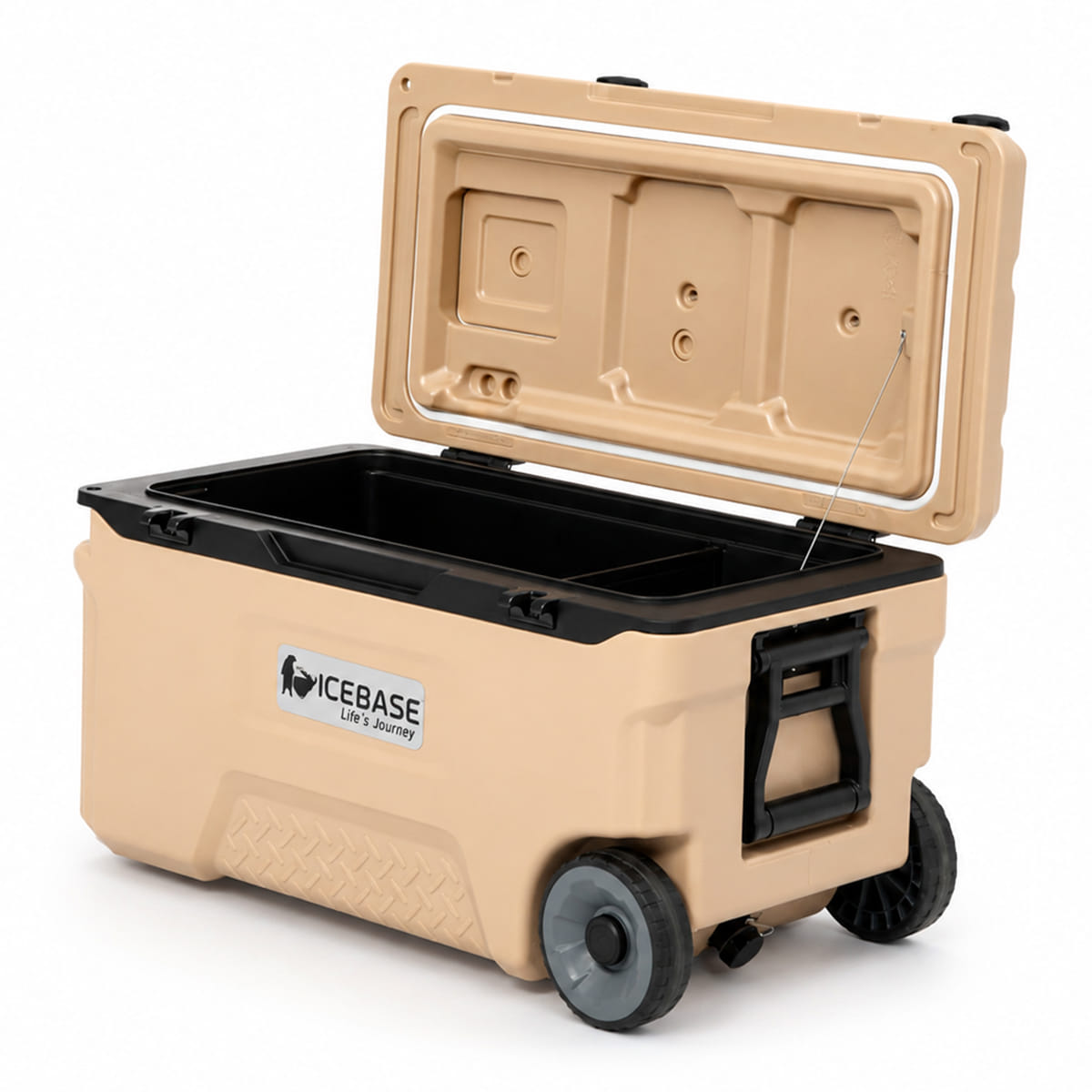 กระติกน้ำแข็งเก็บความเย็น ICEBASE รุ่น CLT-050BE (TITAN) ขนาด 50 ลิตร สีเบจ_1