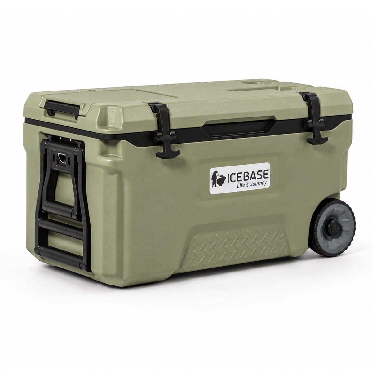 กระติกน้ำแข็งเก็บความเย็น ICEBASE รุ่น CLT-050GN (TITAN) ขนาด 50 ลิตร สีเขียว_3