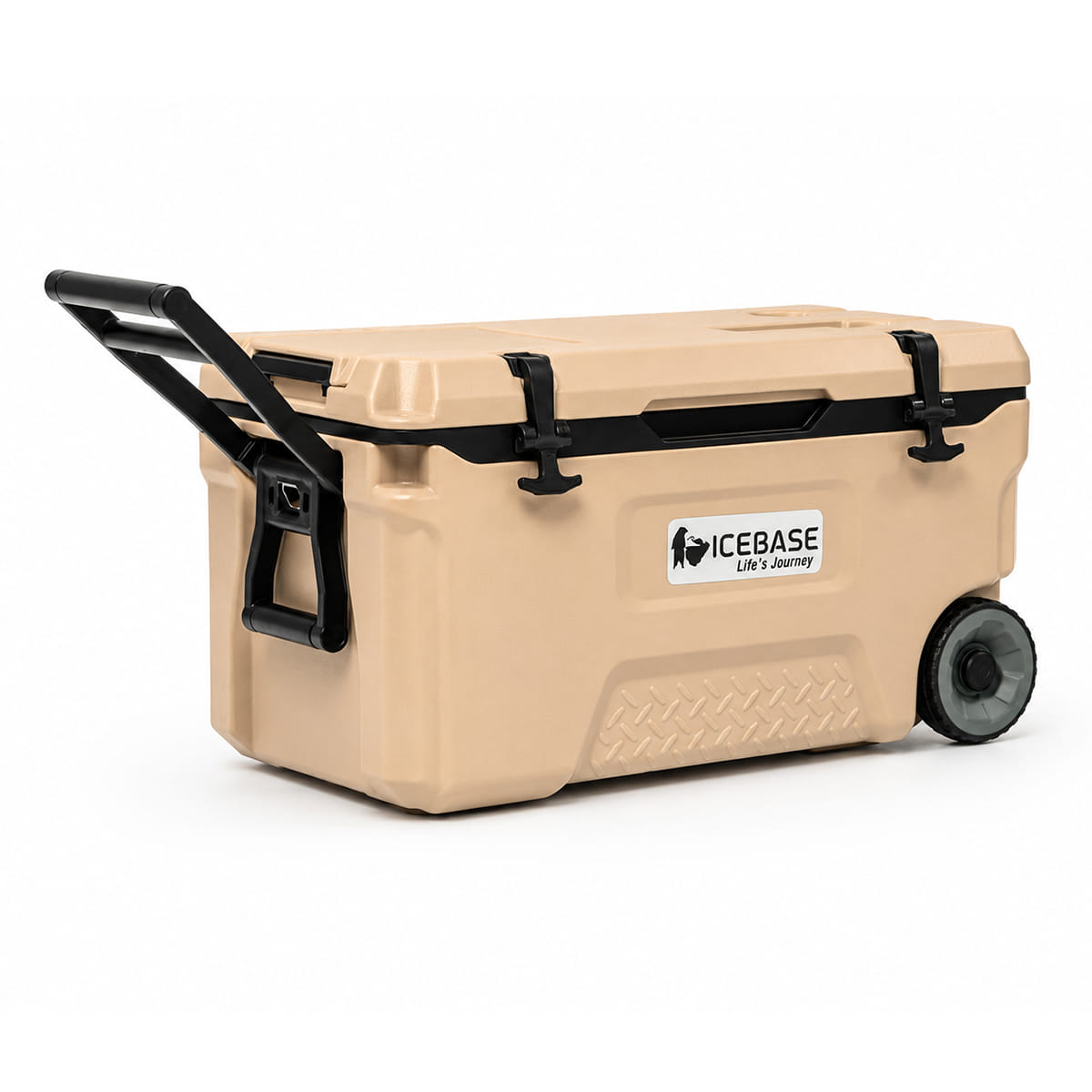 กระติกน้ำแข็งเก็บความเย็น ICEBASE รุ่น CLT-050BE (TITAN) ขนาด 50 ลิตร สีเบจ_4