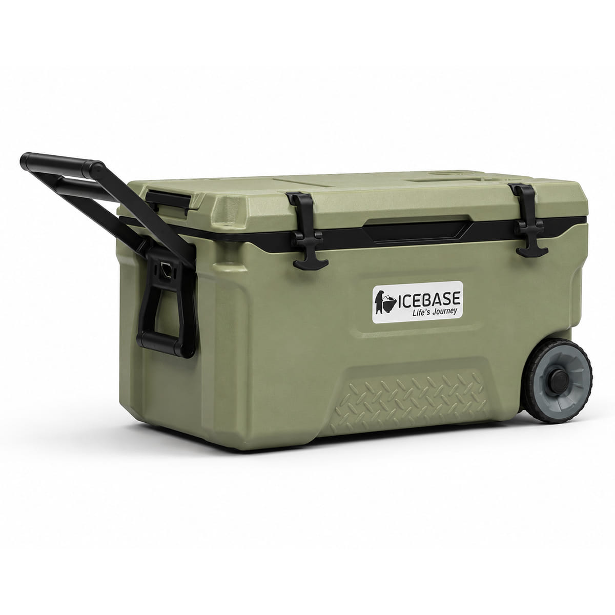 กระติกน้ำแข็งเก็บความเย็น ICEBASE รุ่น CLT-050GN (TITAN) ขนาด 50 ลิตร สีเขียว_4