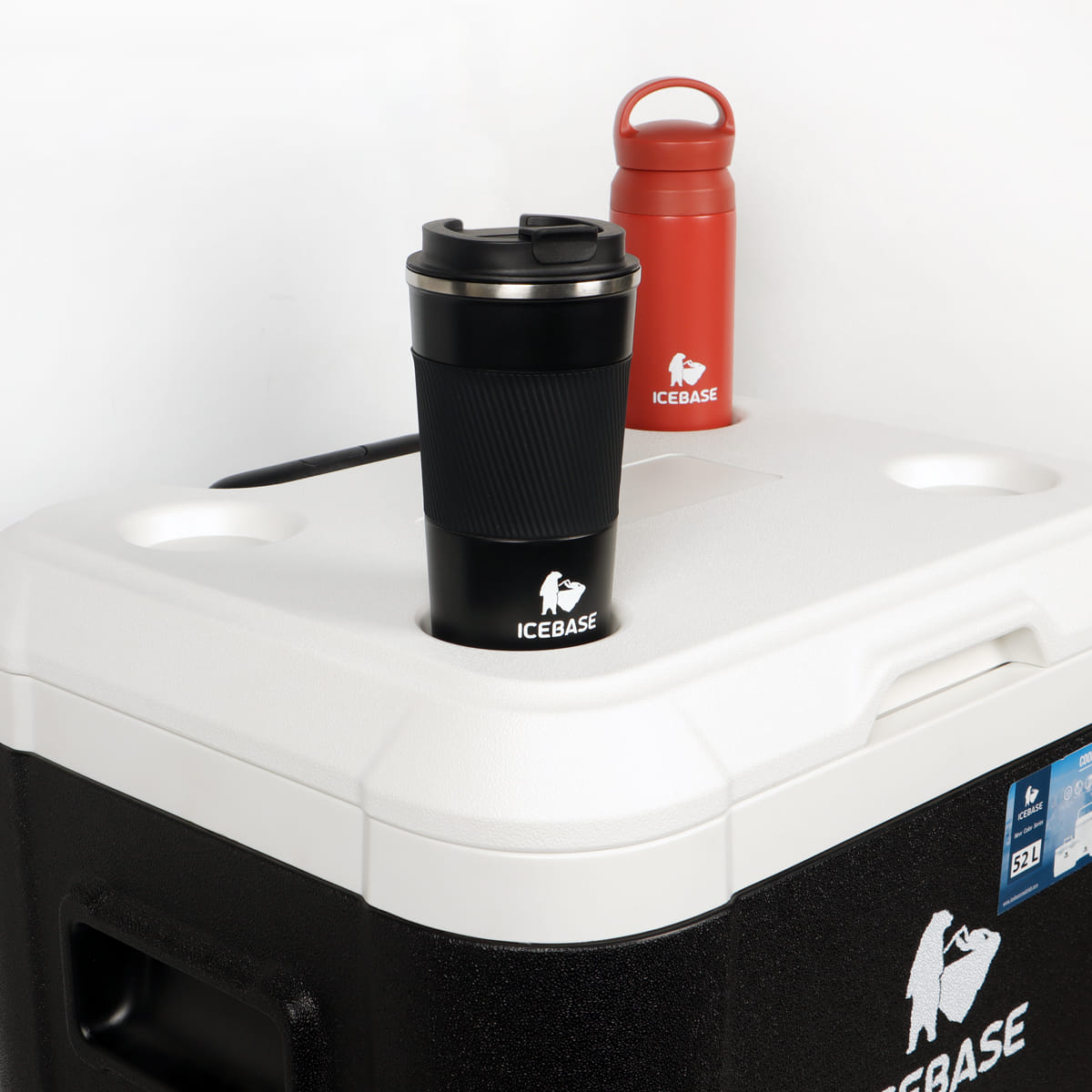 กระติกน้ำแข็งเก็บความเย็น ICEBASE รุ่น CLP-309BK (PLUTO) ขนาด 52 ลิตร สีดำ_5