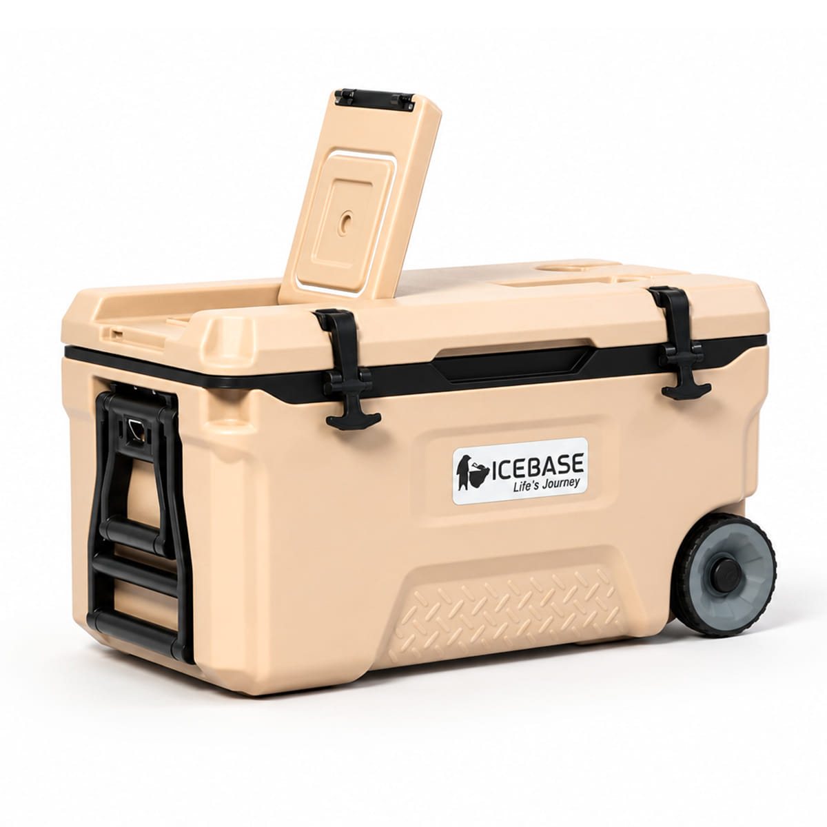 กระติกน้ำแข็งเก็บความเย็น ICEBASE รุ่น CLT-050BE (TITAN) ขนาด 50 ลิตร สีเบจ_5