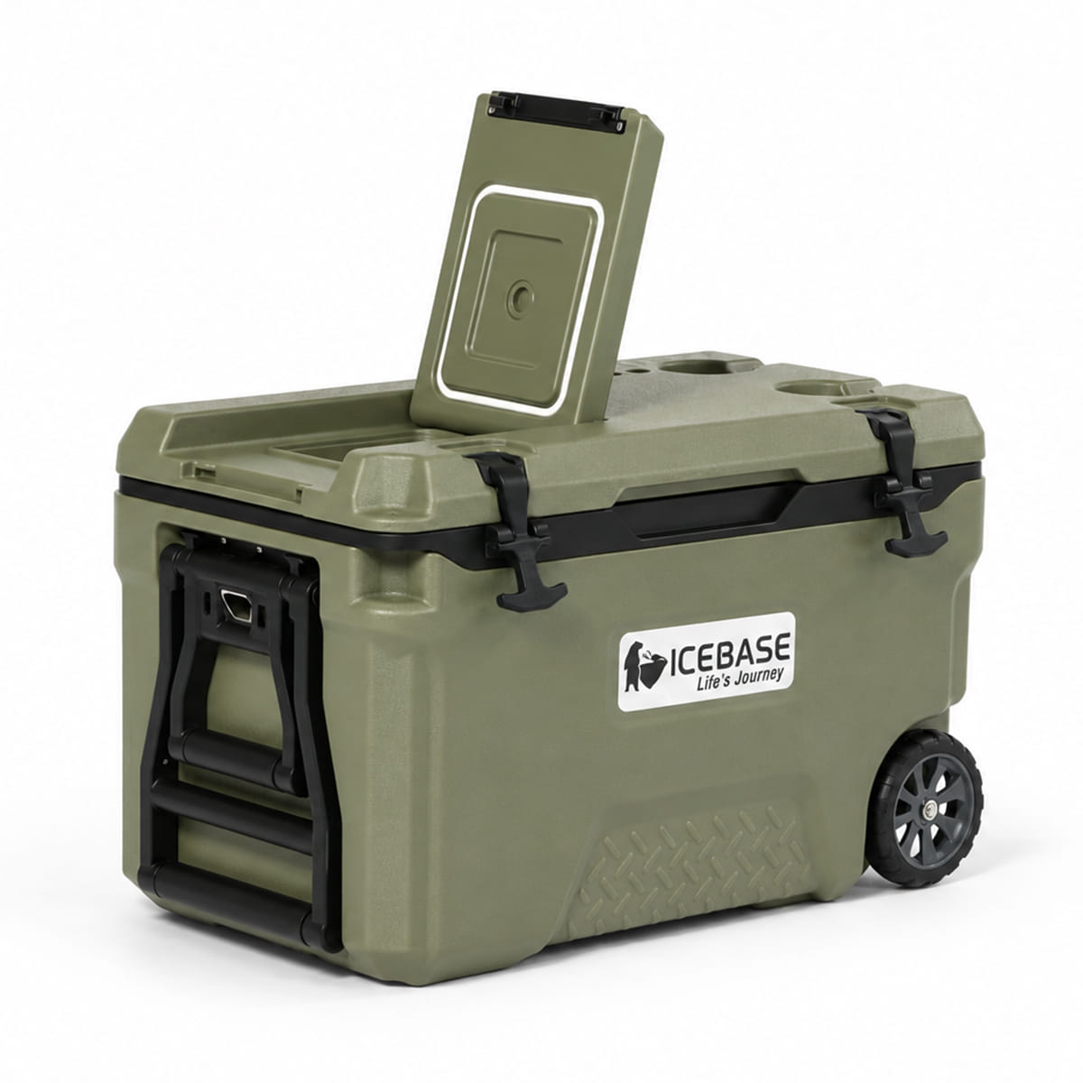 กระติกน้ำแข็งเก็บความเย็น ICEBASE รุ่น CLT-039GN (TITAN) ขนาด 39 ลิตร สีเขียว_5
