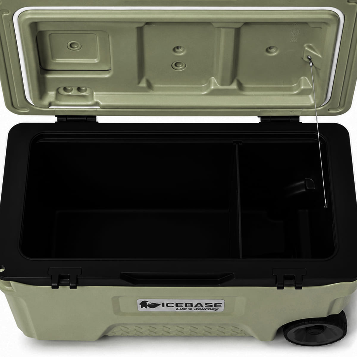 กระติกน้ำแข็งเก็บความเย็น ICEBASE รุ่น CLT-050GN (TITAN) ขนาด 50 ลิตร สีเขียว_6