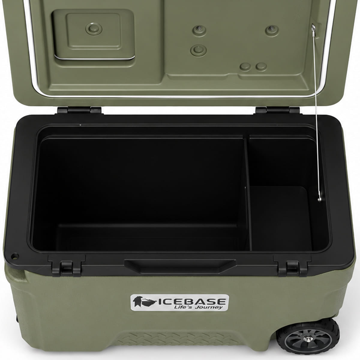 กระติกน้ำแข็งเก็บความเย็น ICEBASE รุ่น CLT-039GN (TITAN) ขนาด 39 ลิตร สีเขียว_6