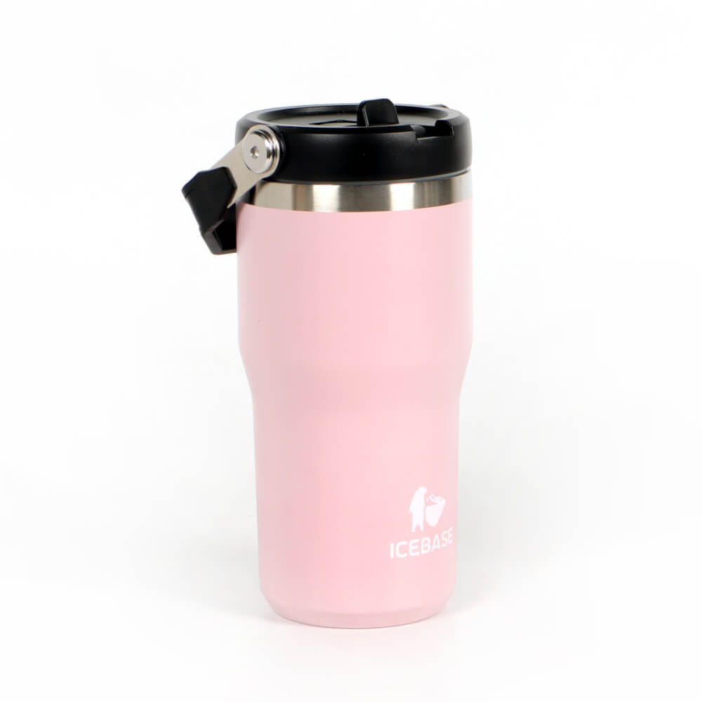 แก้วเก็บความเย็น ICEBASE รุ่น VL-510PK (FLIP) ขนาด 600 มิลลิลิตร สีชมพู_1