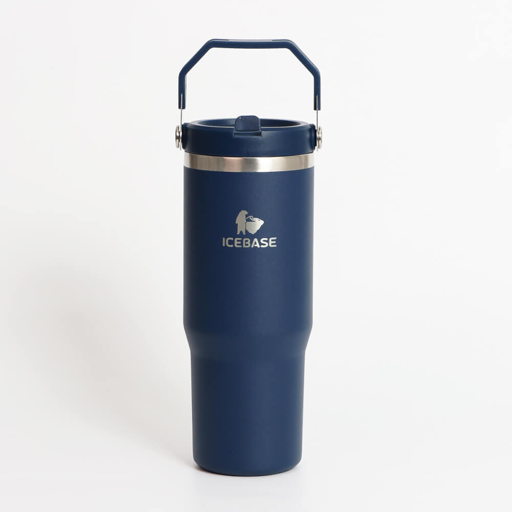 แก้วเก็บความเย็น ICEBASE รุ่น VL-518NV (FLIPZ) ขนาด 900 ML สีกรม_1