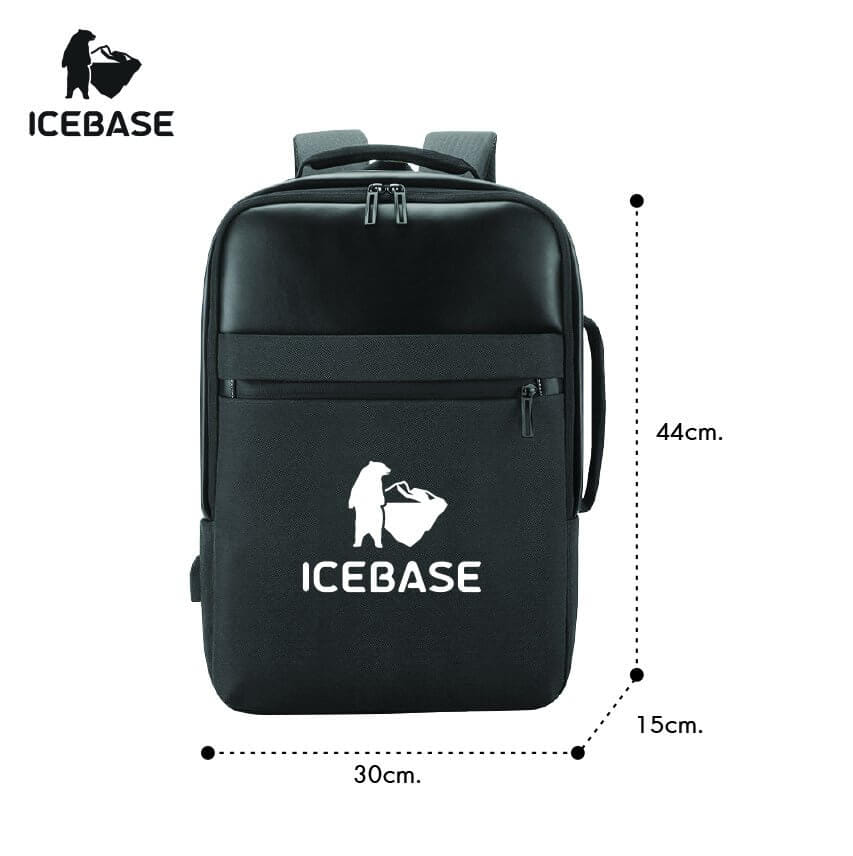 กระเป๋าเป้ ICEBASE รุ่น BK-906BK ความจุ 35 ลิตร สีดำ