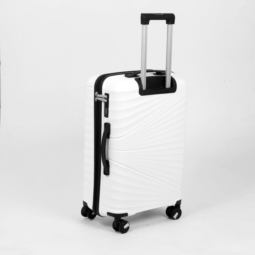 กระเป๋าเดินทาง ICEBASE รุ่น XD-24012WH (ROME) 24 นิ้ว สีขาว_2