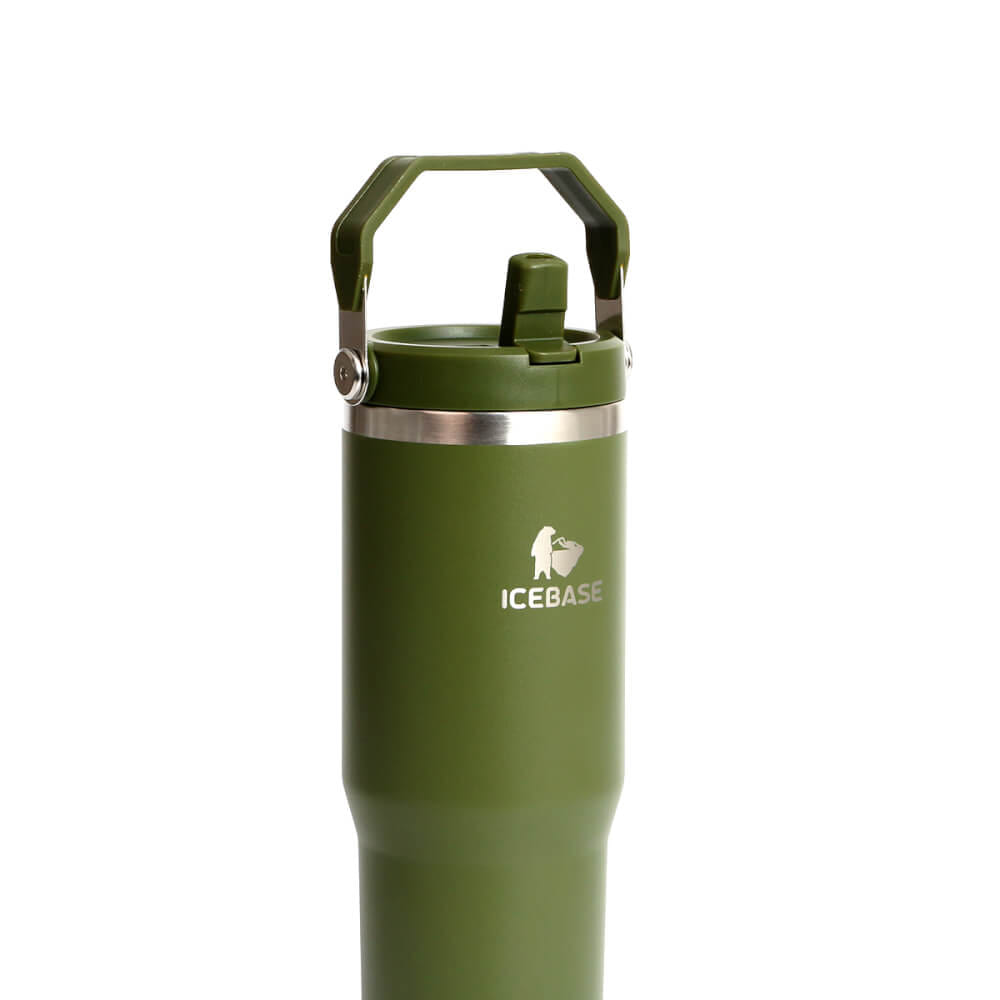 แก้วเก็บความเย็น ICEBASE รุ่น VL-518GN (FLIPZ) ขนาด 900 ML สีเขียว_2