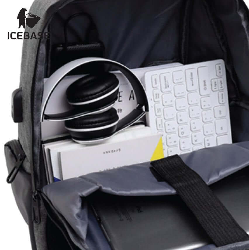 กระเป๋าเป้ ICEBASE รุ่น BK-911DG ความจุ 23 ลิตร สีเทา_4