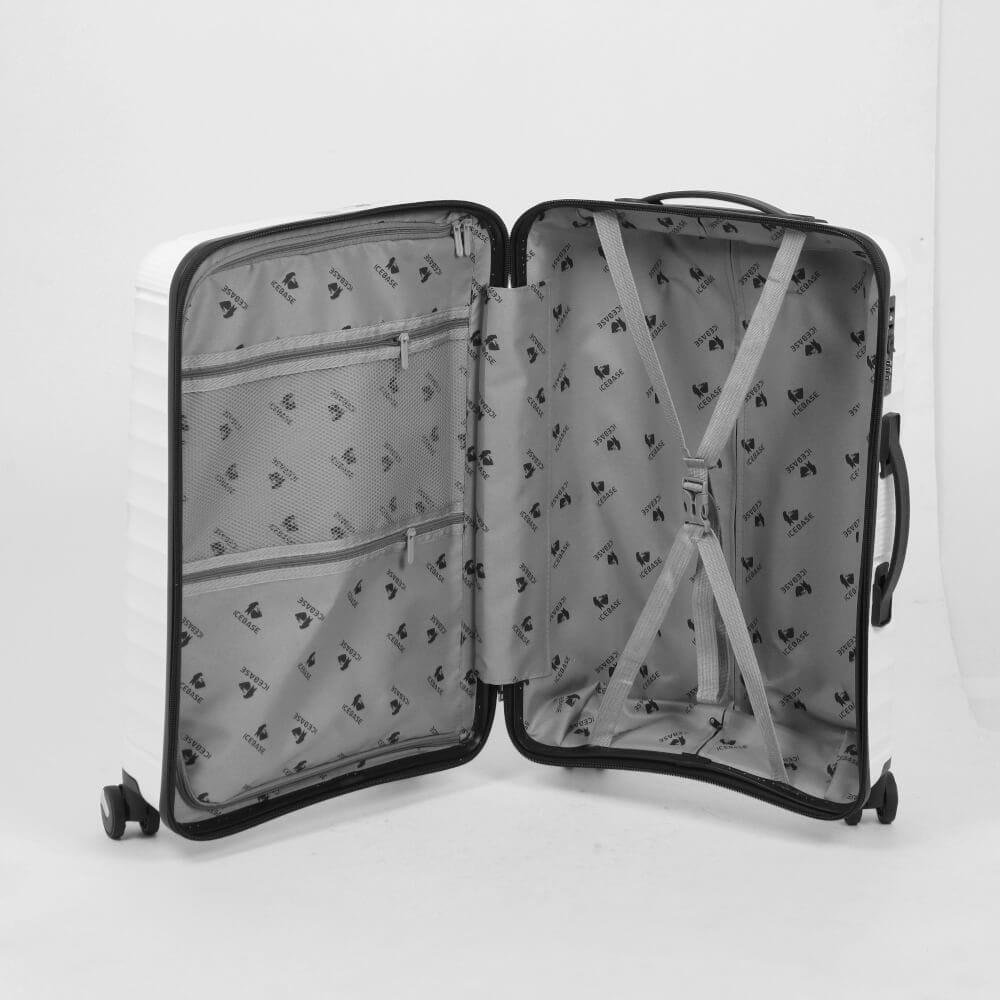 กระเป๋าเดินทาง ICEBASE รุ่น XD-24012WH (ROME) 24 นิ้ว สีขาว_4