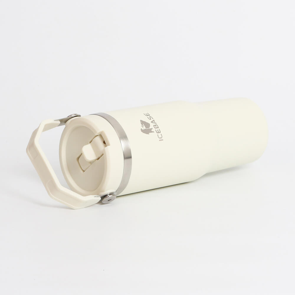 แก้วเก็บความเย็น ICEBASE รุ่น VL-518BE (FLIPZ) ขนาด 900 ML สีเบจ_4