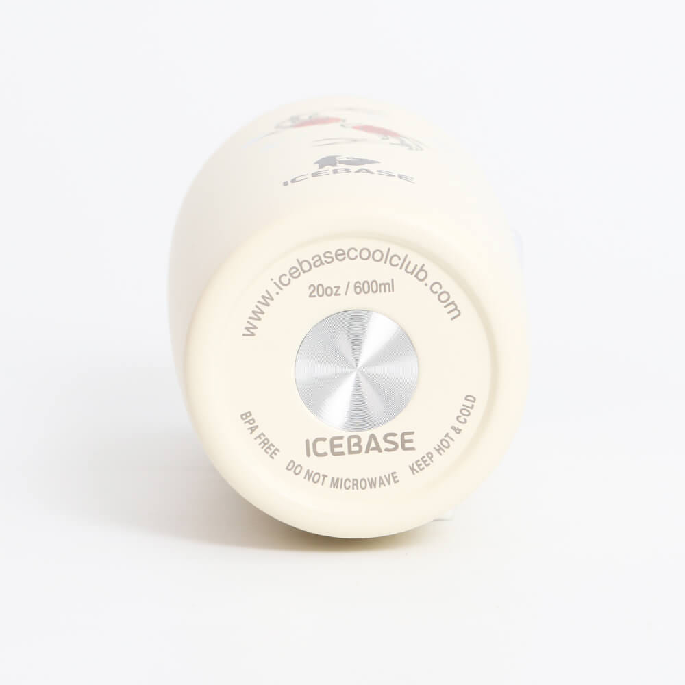 แก้วเก็บความเย็น ICEBASE รุ่น VLP-803BE (BALANCE) ขนาด 600 ML สีเบจ
