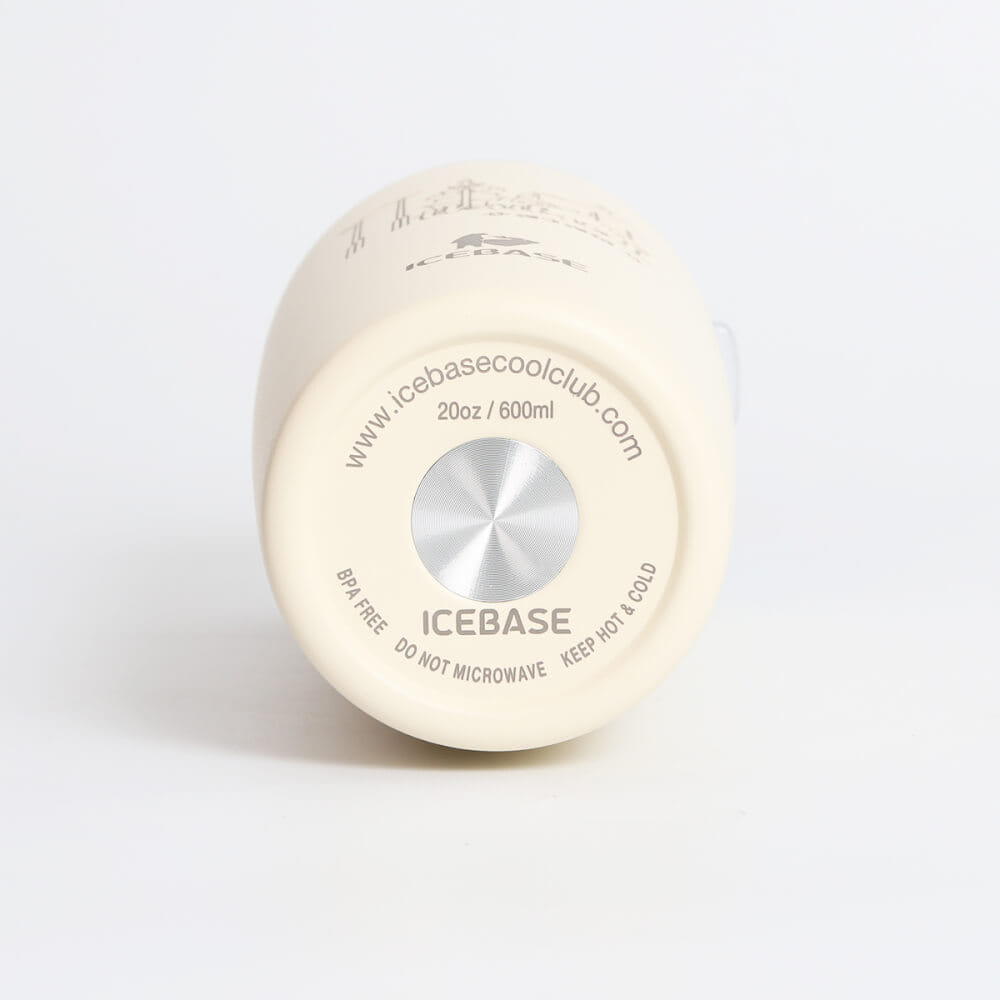 แก้วเก็บความเย็น ICEBASE รุ่น VLS-701BE (THAI SIGNATURE) ขนาด 600 มิลลิลิตร สีเบจ