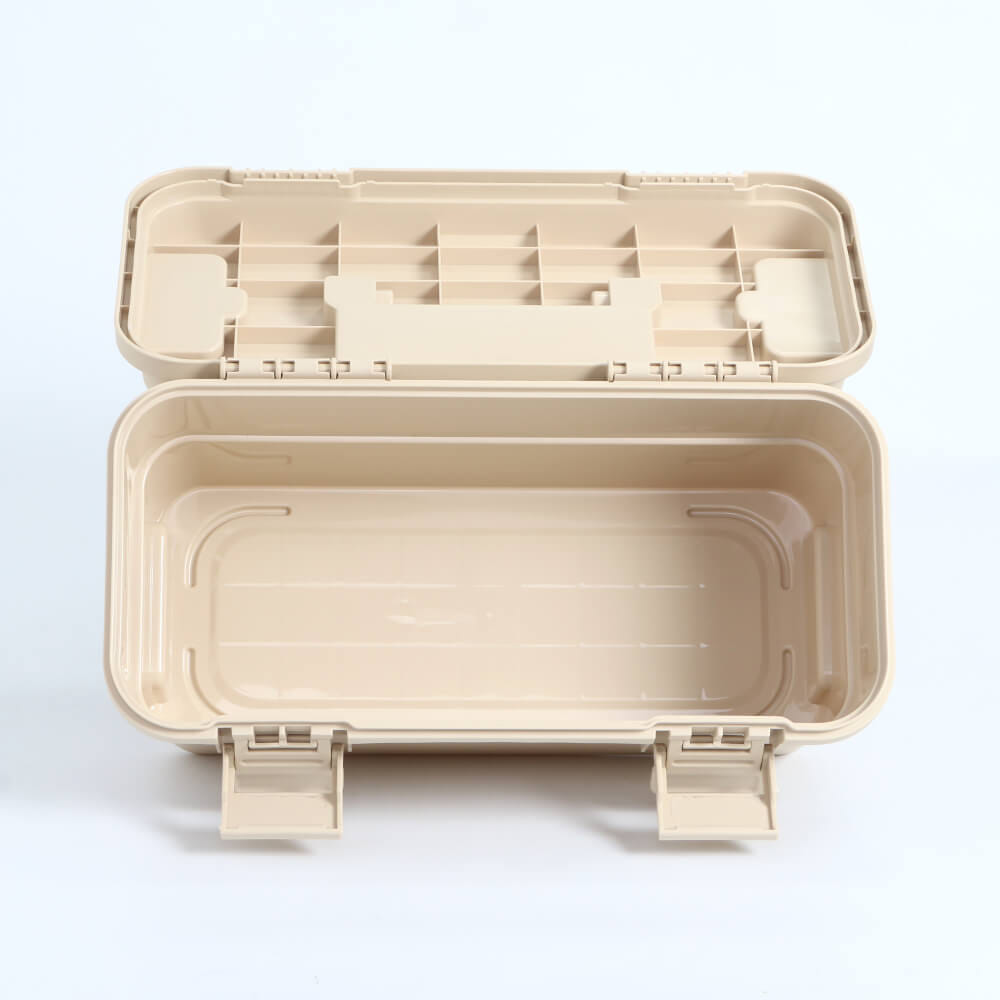 กล่องอเนกประสงค์พร้อมถาดใส่ของ ICEBASE รุ่น XC-002BE (DINO) ขนาด 6.5 ลิตร สีเบจ_8