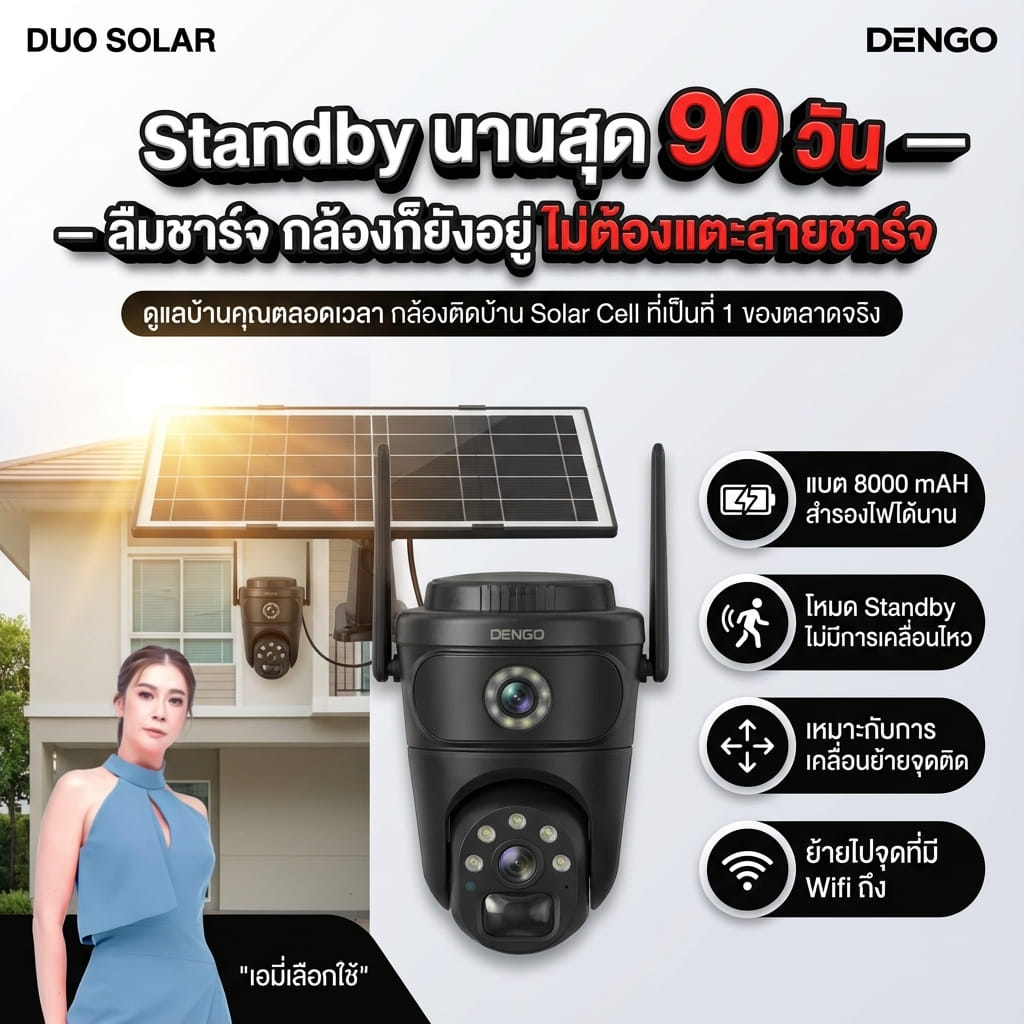 กล้องวงจรปิด DENGO DUO SOLAR 4 ล้านพิกเซล_3