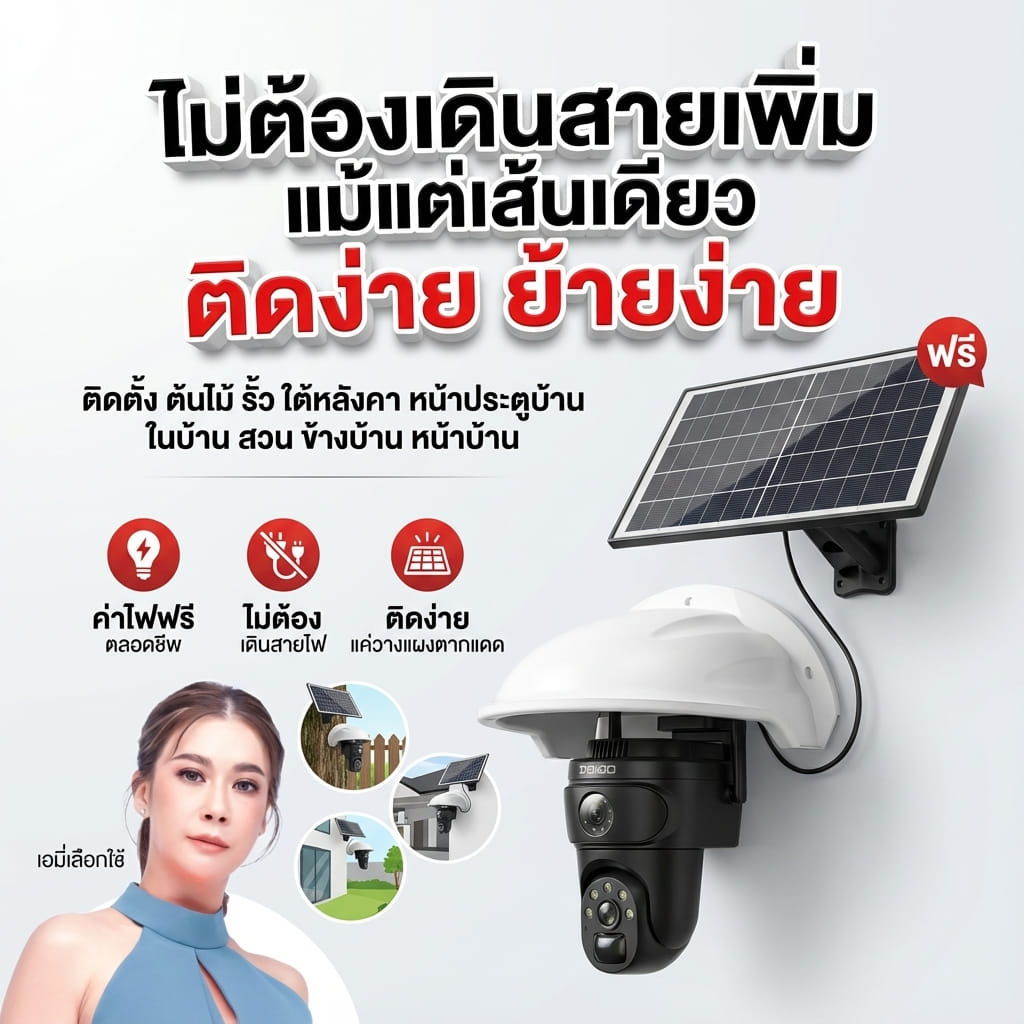 กล้องวงจรปิด DENGO DUO SOLAR 4 ล้านพิกเซล_7