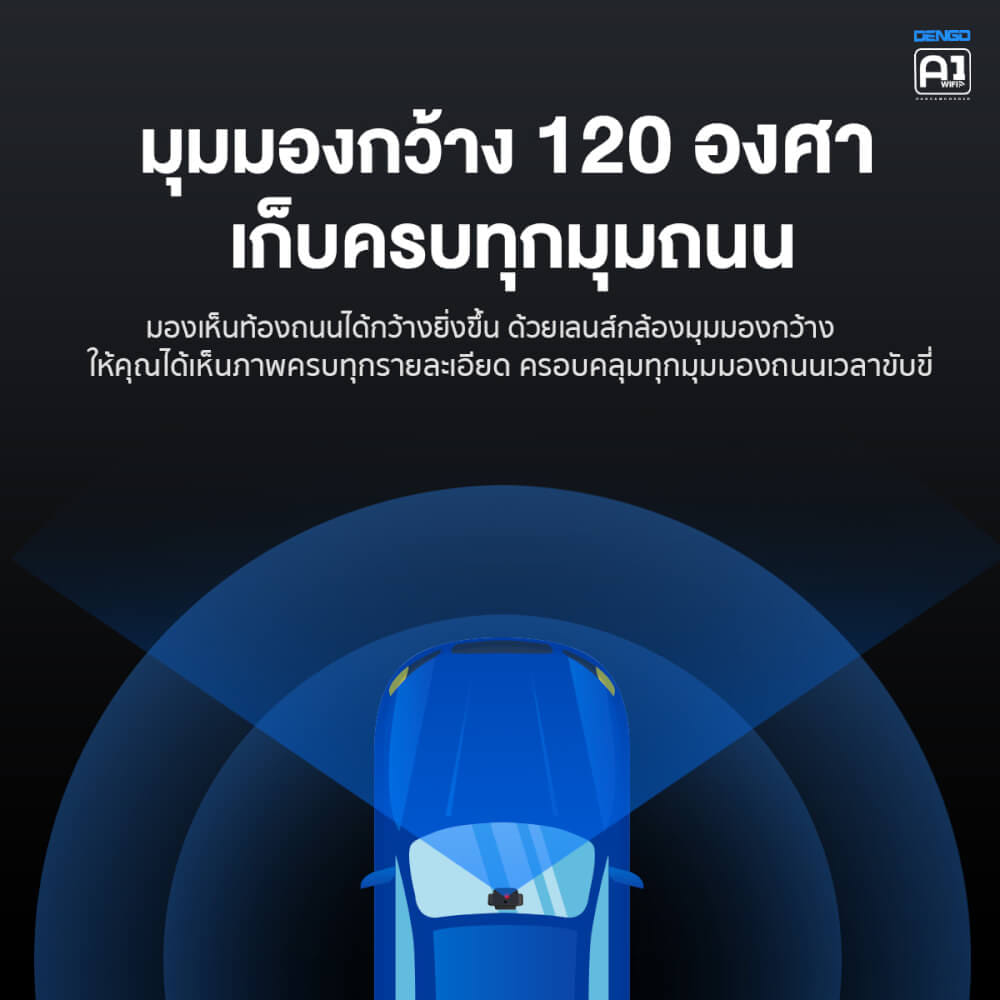 กล้องติดรถยนต์ Dengo A1