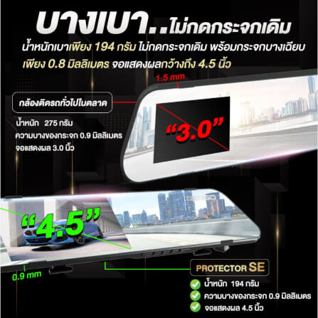 กล้องติดรถยนต์ Dengo Protector SE_3