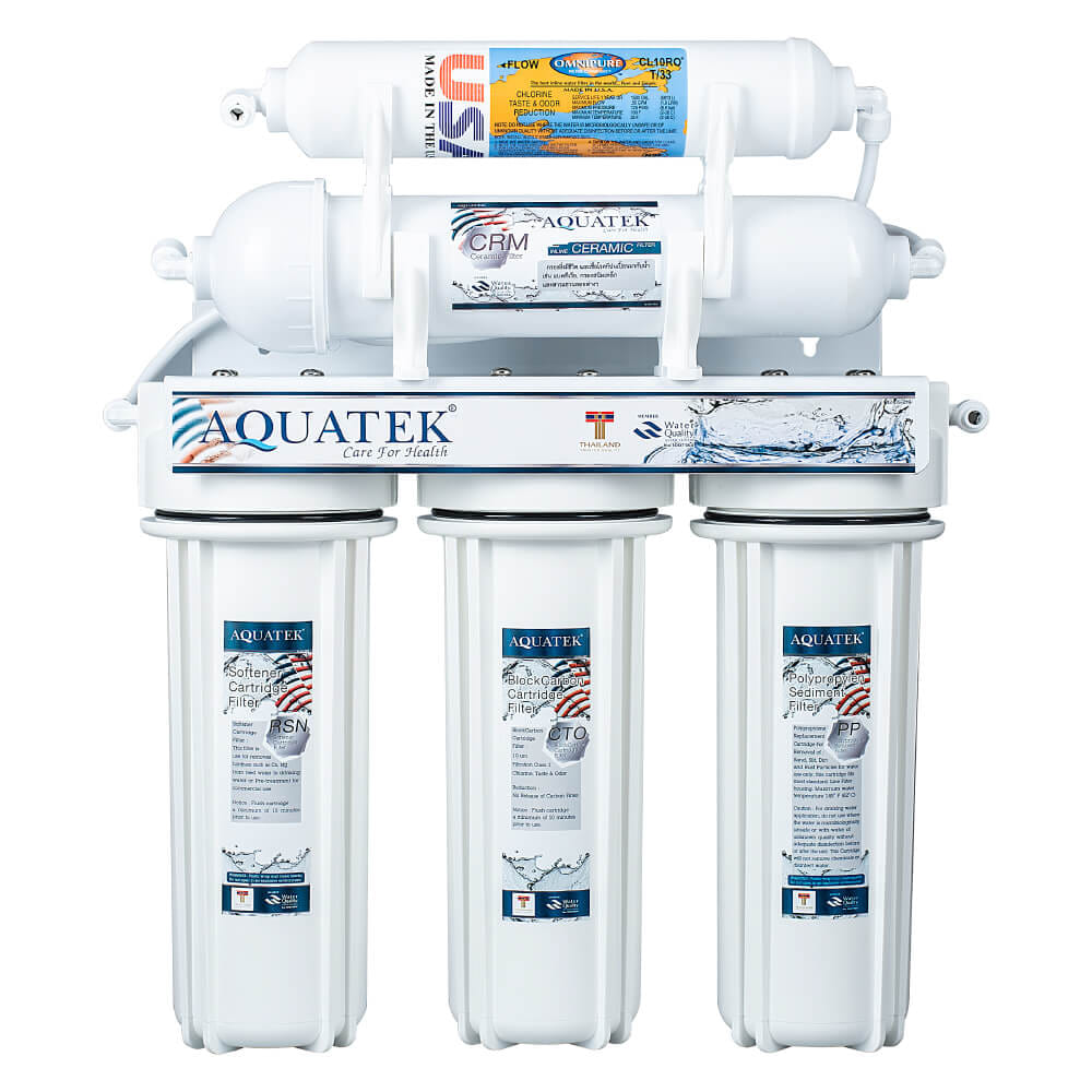เครื่องกรองน้ำดื่ม 5 ขั้นตอน AQUATEK ระบบ CERAMIC รุ่น AQ5CRM_1