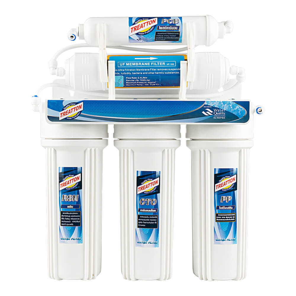 เครื่องกรองน้ำดื่ม 5 ขั้นตอน TREATTON รุ่น TT5S-UF ระบบ ULTRA FILTRATION (UF)