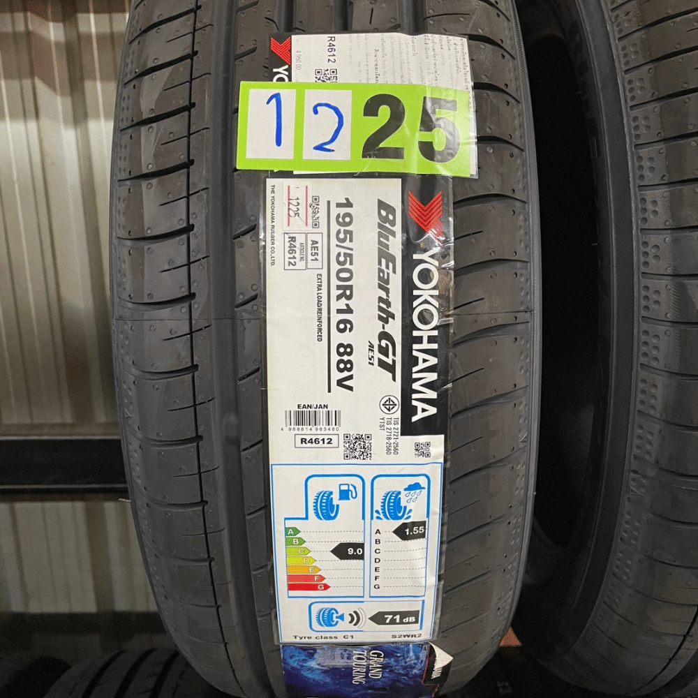 ยางรถยนต์ YOKOHAMA รุ่น BLUEARTH -GT AE51 ขนาด 195/50R16 จำนวน 4 เส้น
