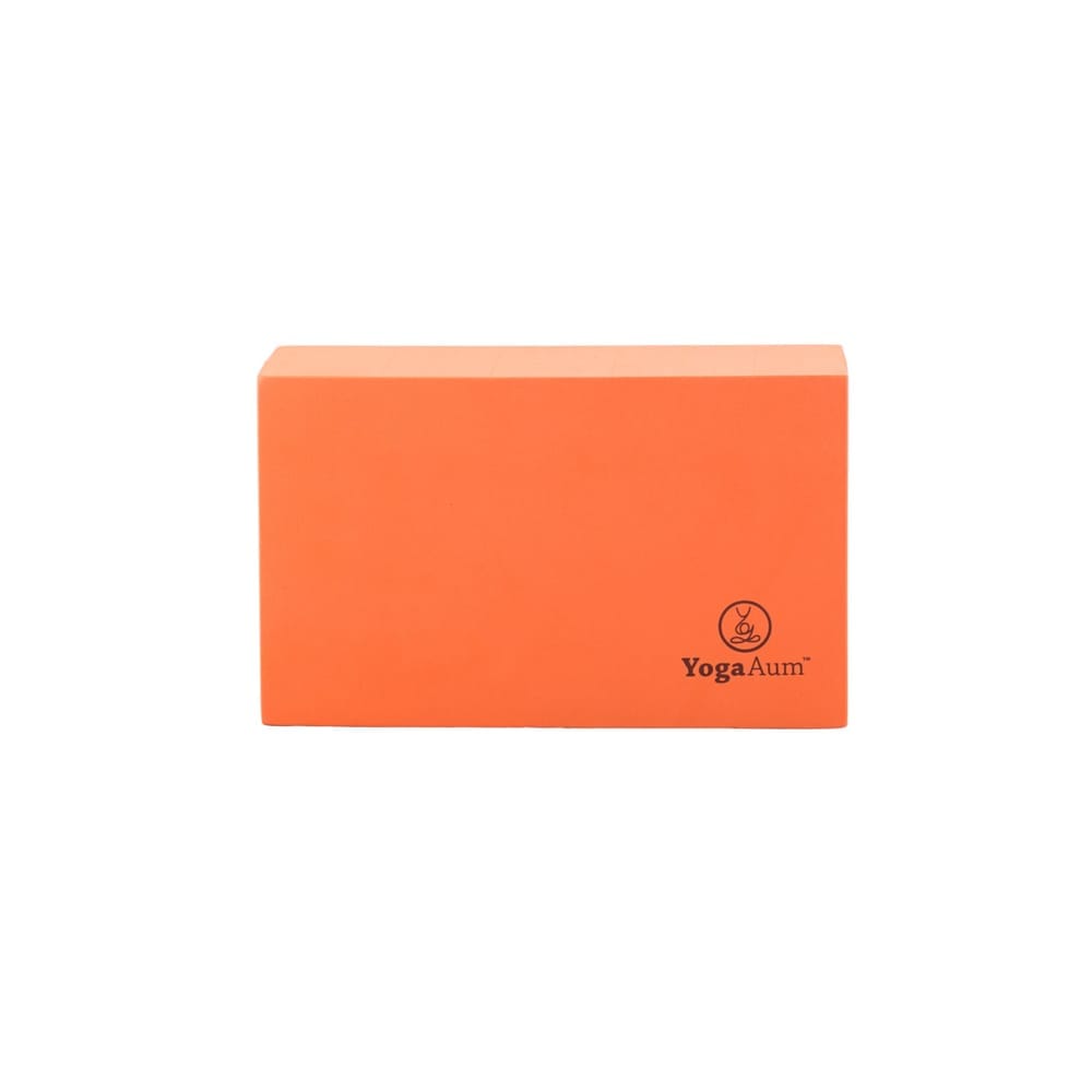 บล็อคโยคะ YOGAAUM รุ่น AUMBLOCK สีส้ม