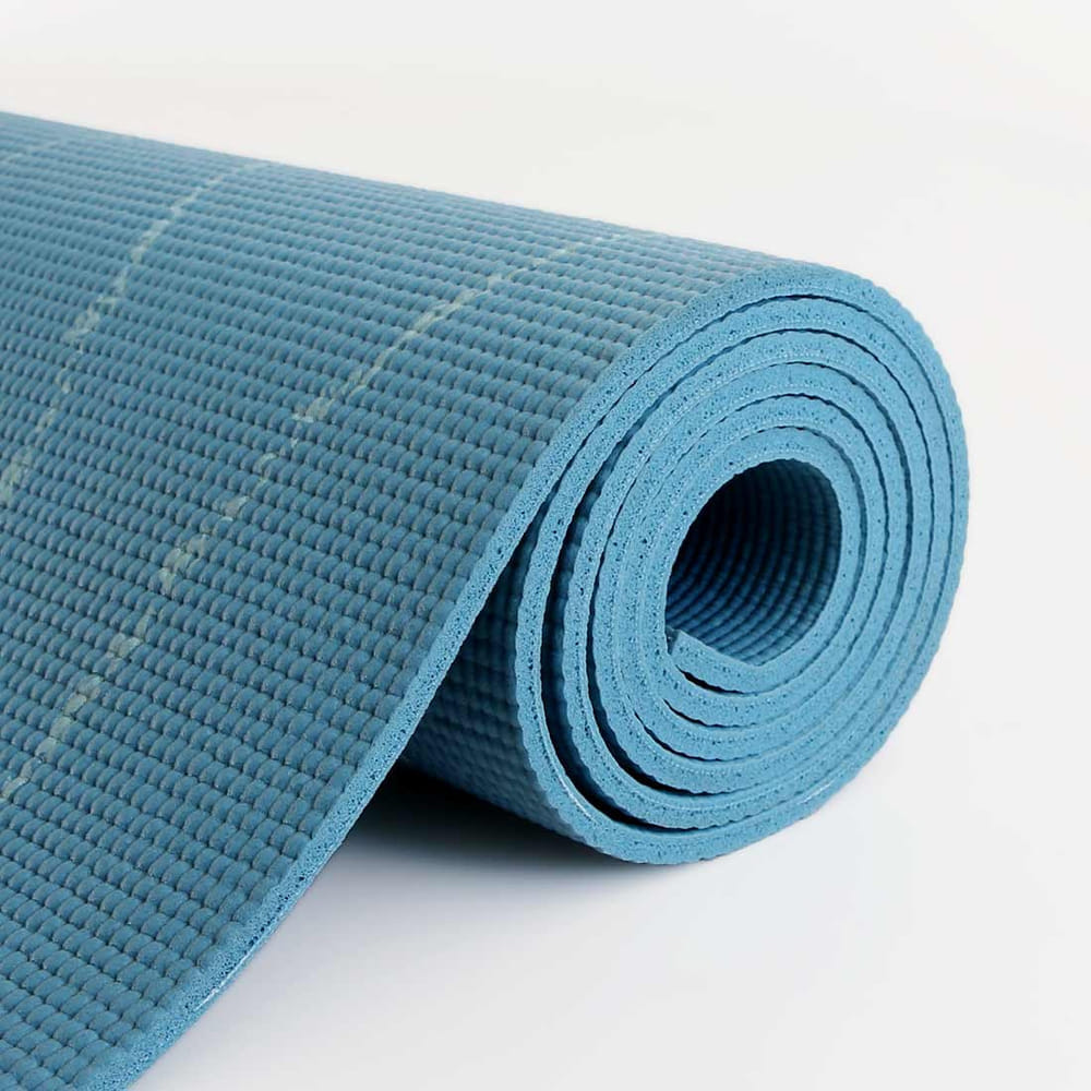 เสื่อโยคะ EASYOGA รุ่น PREMIUM NADI VINE สีฟ้า