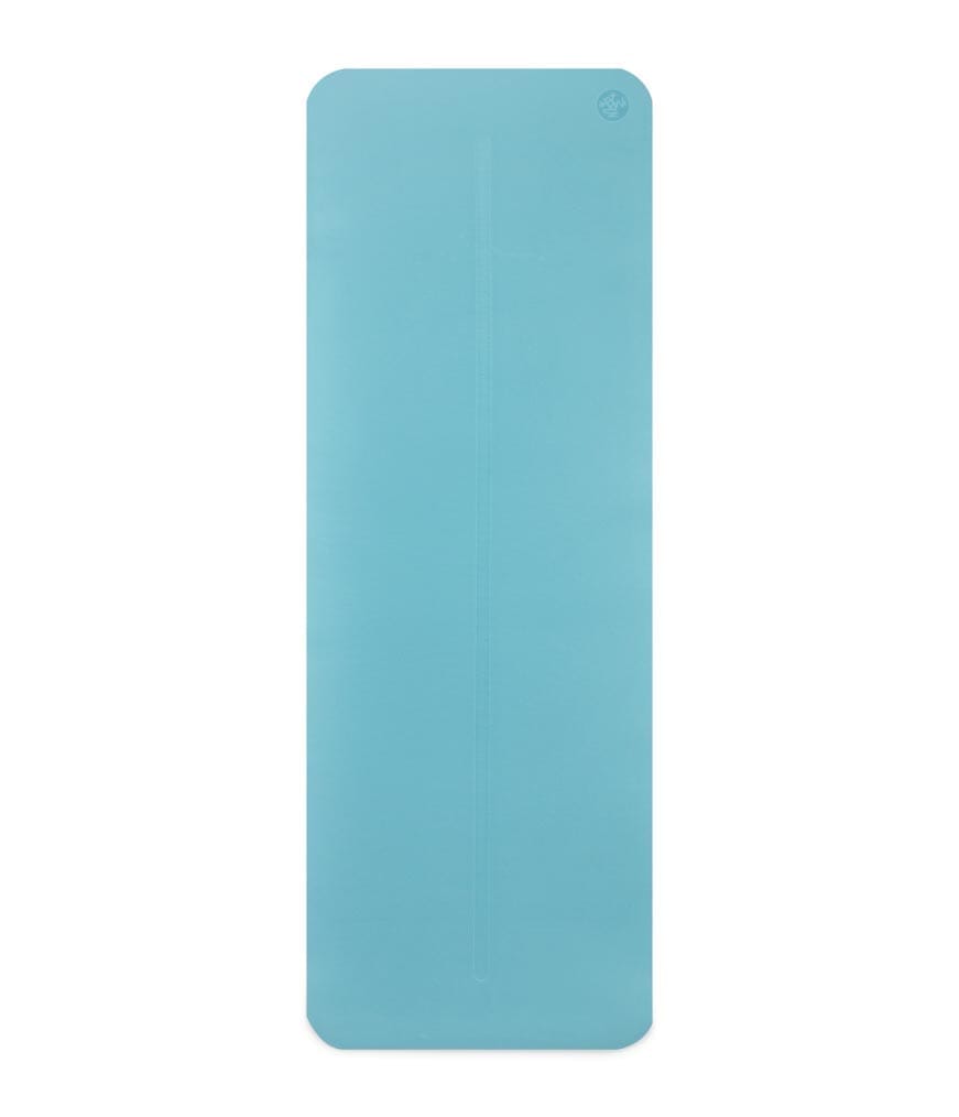 เสื่อโยคะ MANDUKA รุ่น BEGIN 5MM สีฟ้า - ดำ (68")