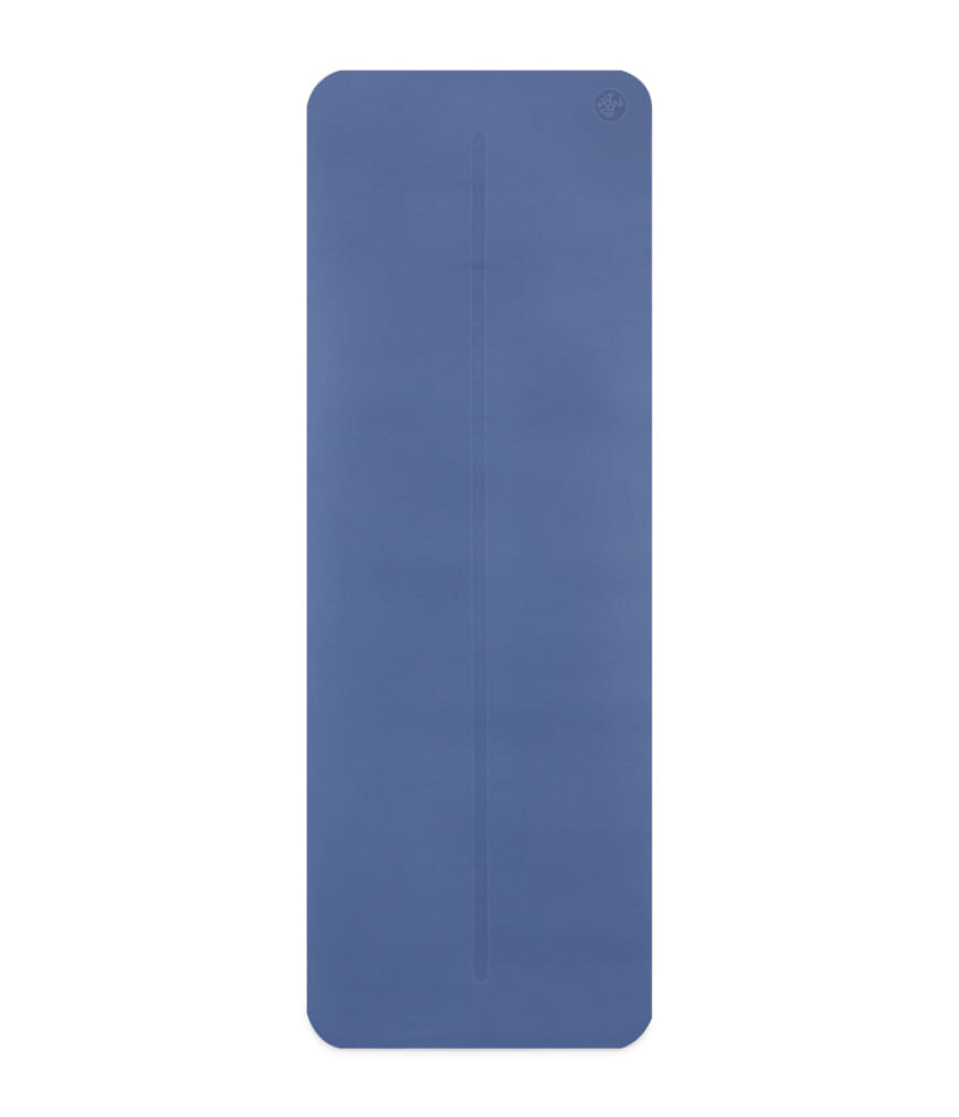 เสื่อโยคะ MANDUKA รุ่น BEGIN 5MM สีน้ำเงิน - ดำ (68")