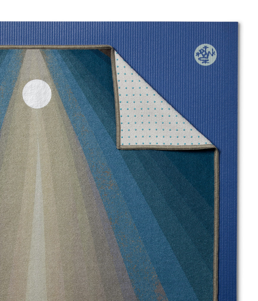 ผ้าปูบนเสื่อโยคะกันลื่น YOGITOES รุ่น YOGA TOWEL V.2.0 สีเทา (71")