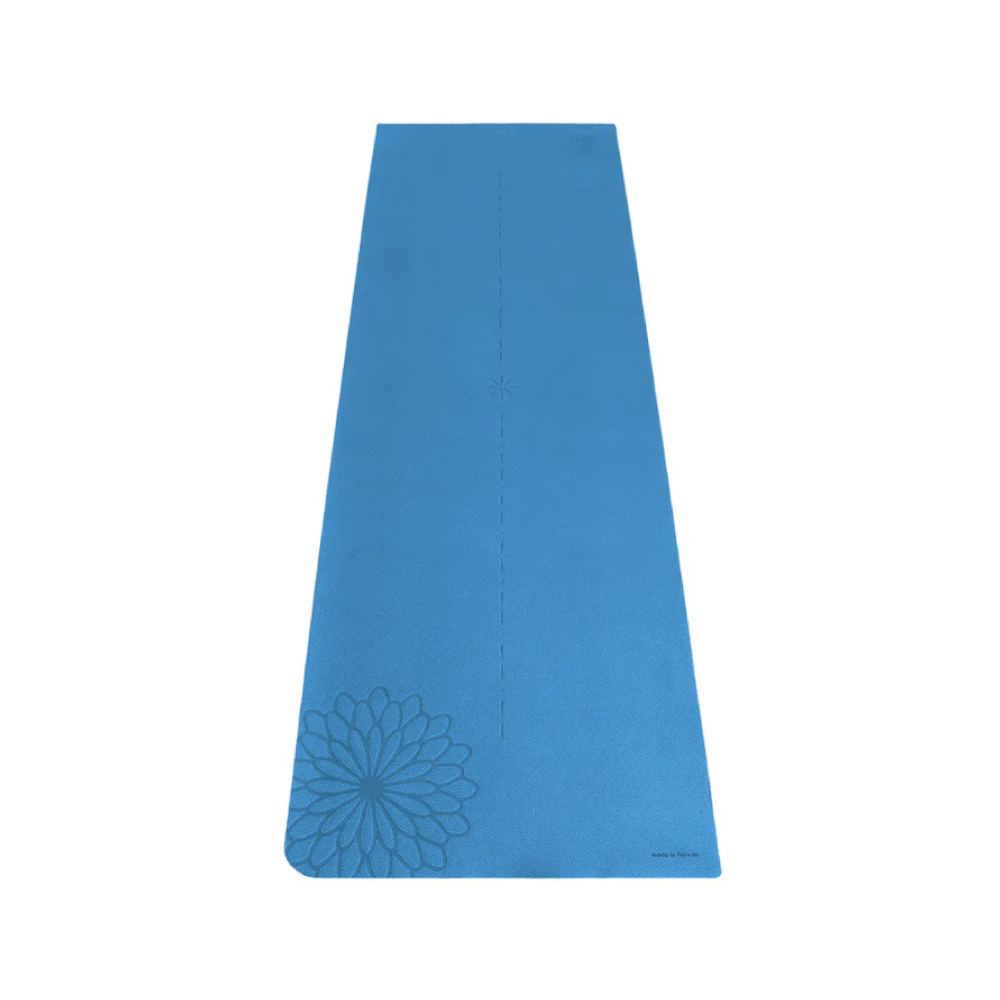 เสื่อโยคะ EASYOGA รุ่น PREMIUM ECO CARE YOGA MAT PLUS V.2 สีเหลือง/ ฟ้า