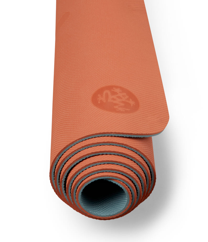 เสื่อโยคะ MANDUKA รุ่น BEGIN 5MM สีส้ม - เทา (68")