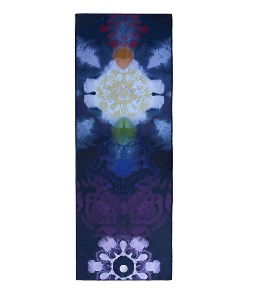 ผ้าปูบนเสื่อโยคะกันลื่น YOGITOES รุ่น YOGA TOWEL V.2.0 สีม่วงลาย (71")