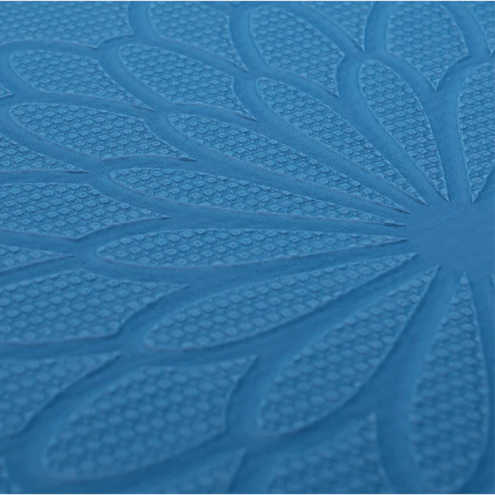 เสื่อโยคะ EASYOGA รุ่น PREMIUM ECO CARE YOGA MAT PLUS V.2 สีเหลือง/ ฟ้า