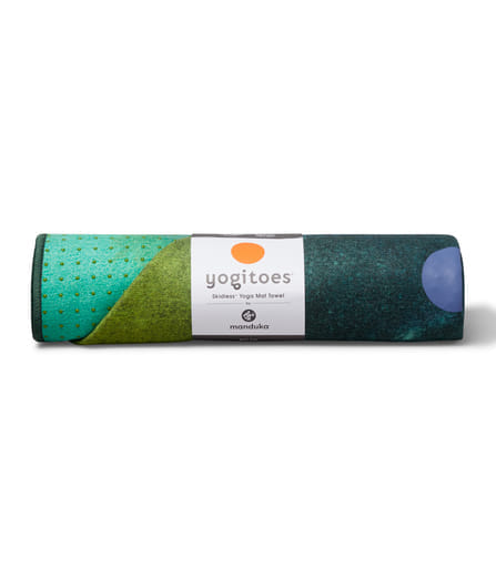 ผ้าปูบนเสื่อโยคะกันลื่น YOGITOES รุ่น YOGA TOWEL V.2.0 สีน้ำเงินลาย (71