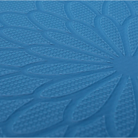 เสื่อโยคะ EASYOGA รุ่น PREMIUM ECO CARE YOGA MAT PLUS V.2 สีเหลือง/ ฟ้า_4