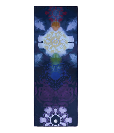 ผ้าปูบนเสื่อโยคะกันลื่น YOGITOES รุ่น YOGA TOWEL V.2.0 สีม่วงลาย (71