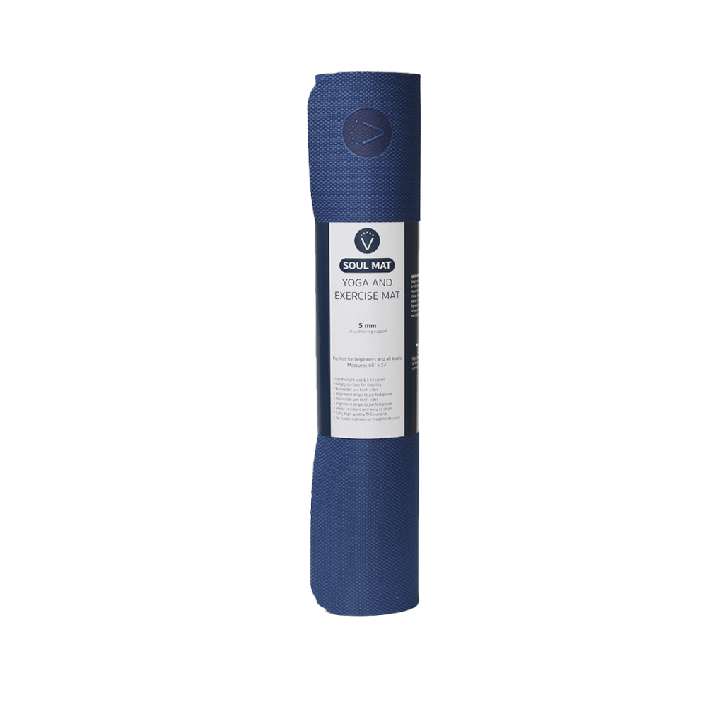 เสื่อโยคะ Vaken รุ่น Soul Mat 5 mm - Navy/Pink 