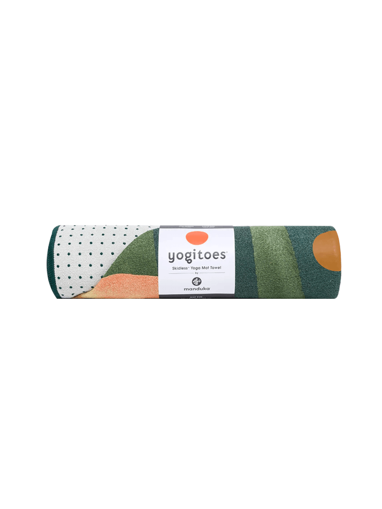 ผ้าปูบนเสื่อโยคะกันลื่น Yogitoes รุ่น Yoga Towel V.2.5 สีเขียวลาย (71