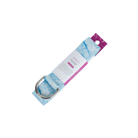  เชือกโยคะ Vaken รุ่น Marbled Yoga Strap 240cm สีฟ้า