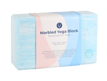  บล็อคโยคะ Vaken รุ่น Marbled - Blue Marbled_1