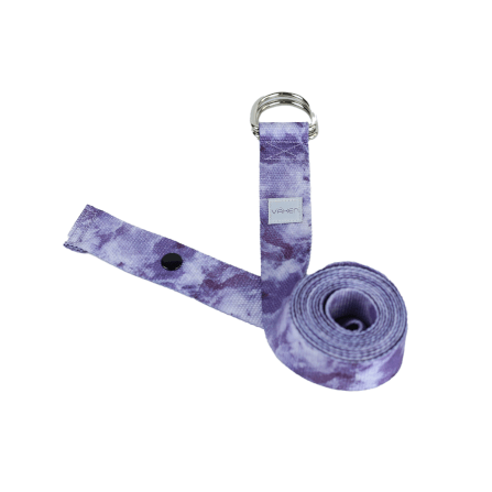  เชือกโยคะ Vaken รุ่น Marbled Yoga Strap 240cm สีม่วง_2