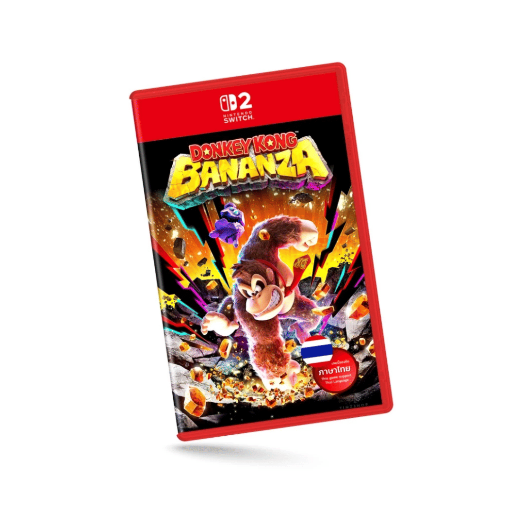 แผ่นเกม NINTENDO SWITCH 2 DONKEY KONG BANANZA โซนเอเชีย / ภาษาอังกฤษ รองรับภาษาไทย